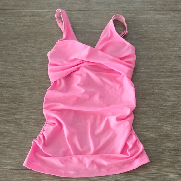 Pink Women's Swim Top - Picture 1 of 3